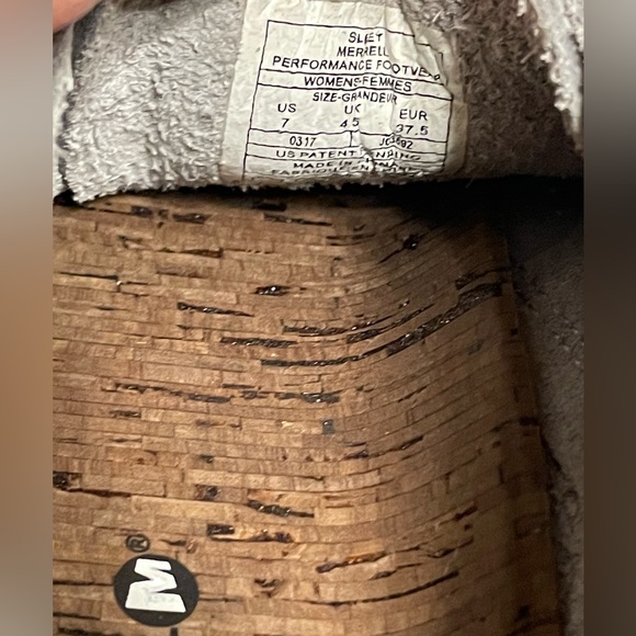 MERRELL Shoes Around Town Lace Air Vetiver Light gray size 7 - Picture 7 of 10